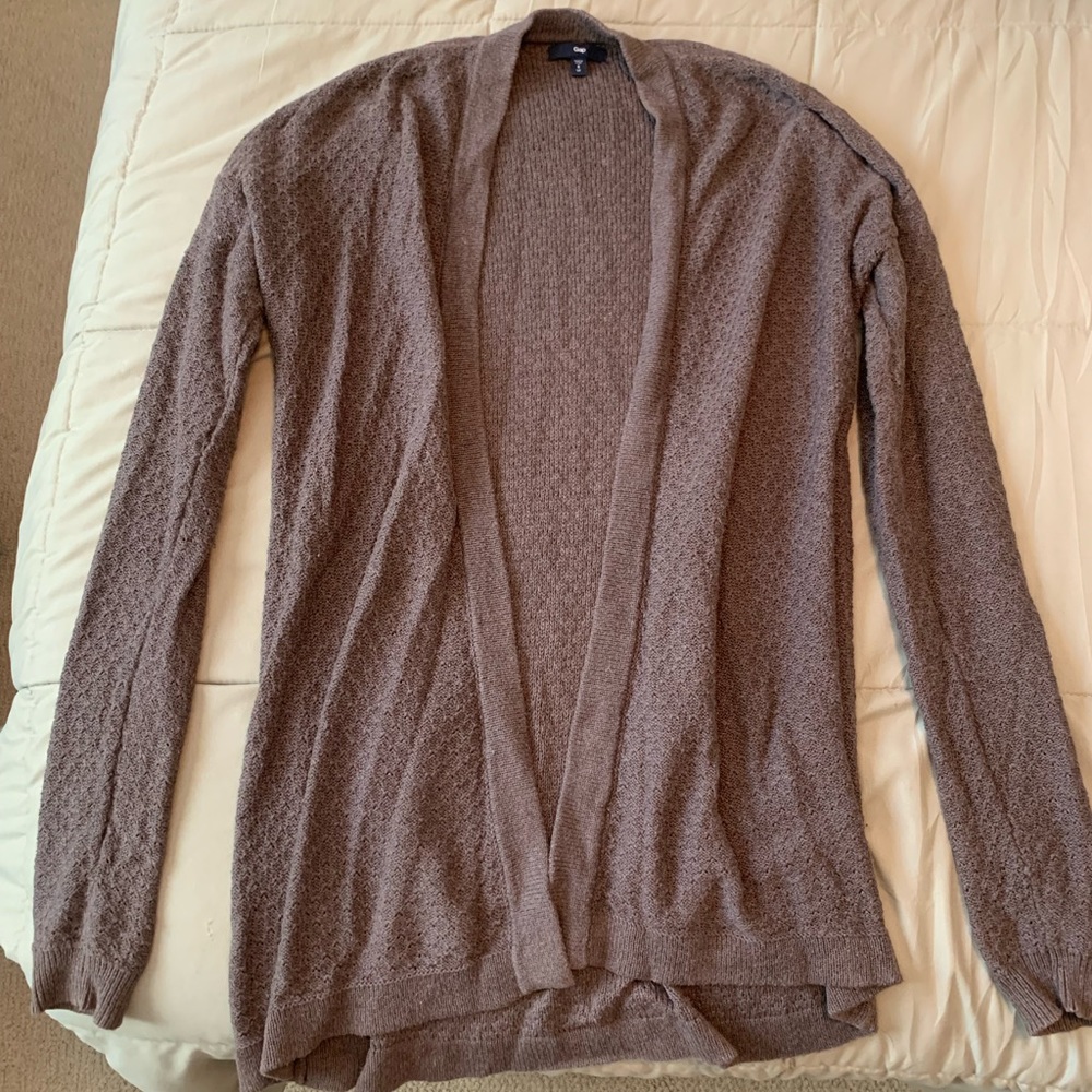 Gray/Brown Gap Cardigan Size S